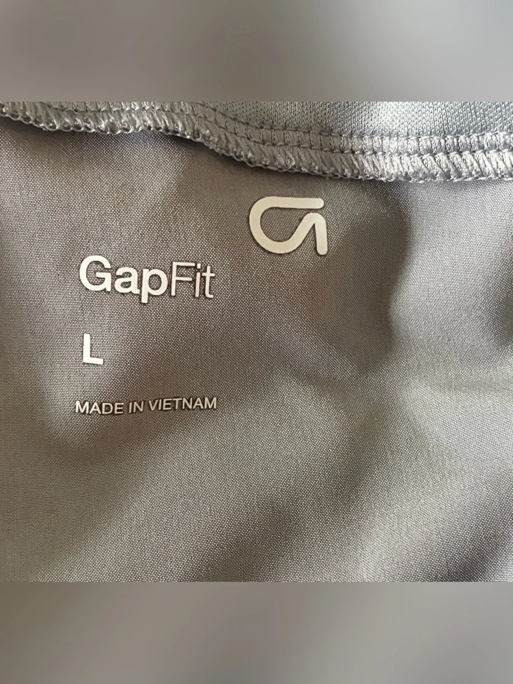 GAP Men's Light Gray Elastic Waist Jogger Pants